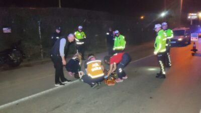 Bursa’da otomobil sürücüsü motosiklete çarpıp kaçtı