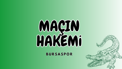 Kırşehir FSK – Bursaspor hakemi açıklandı