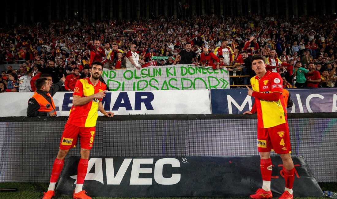 Göztepe maçında duygulandıran Bursaspor pankartı