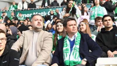 Başkan Aydın Bursaspor maçını izledi!