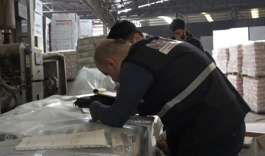 Bursa’da yapı malzemeleri denetleniyor!