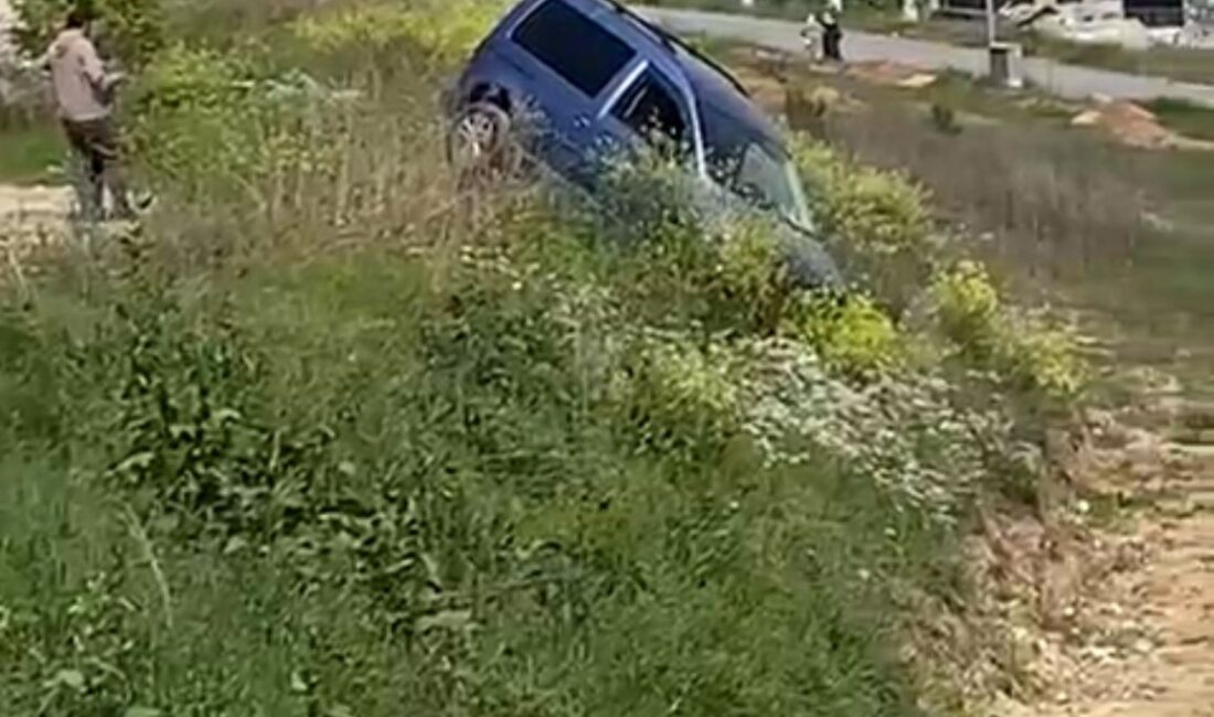 El frenini çekmeyi unutunca faciadan dönüldü!