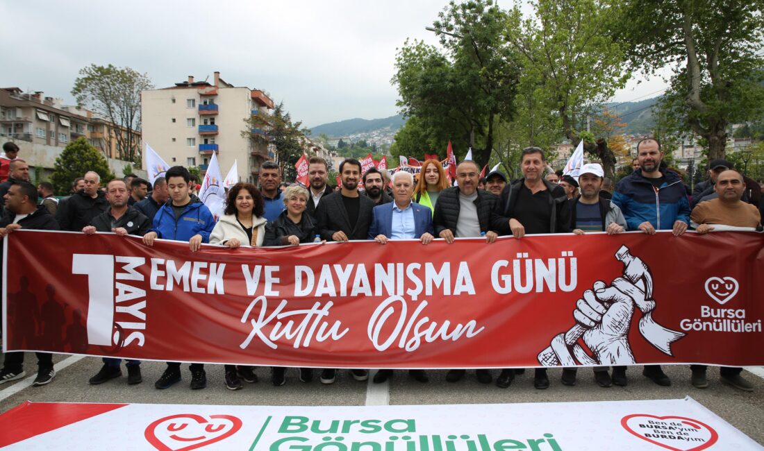 Bursa’da 1 Mayıs coşkuyla karşılandı!
