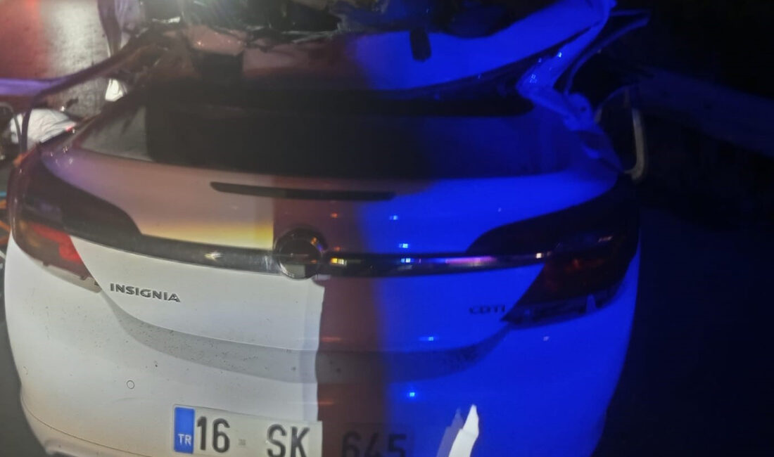 Bursa’daki feci kazada polis ve ailesi hayatını kaybetti!