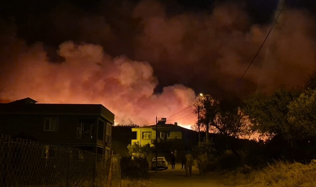 Şarköy’de orman yangını çıktı!