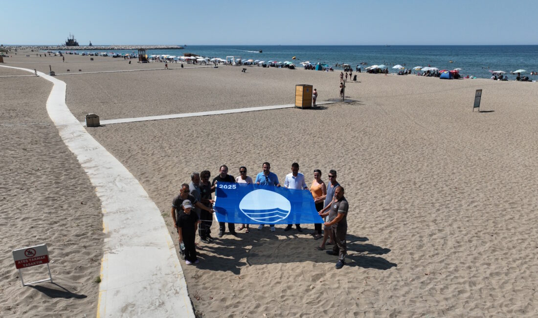 Bursa sahillerinde ‘Mavi Bayrak’ dalgalanıyor