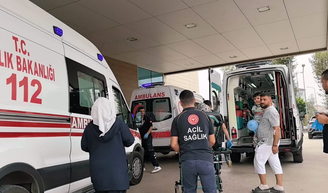 Kontrolden çıkan otomobil demir bahçe kapısına çarptı: 2’si çocuk 4 kişi yaralandı