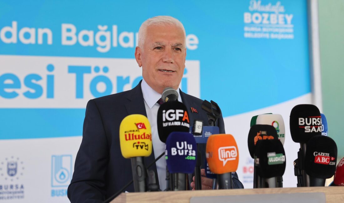 Bursa’ya can suyu olacak vana açıldı!