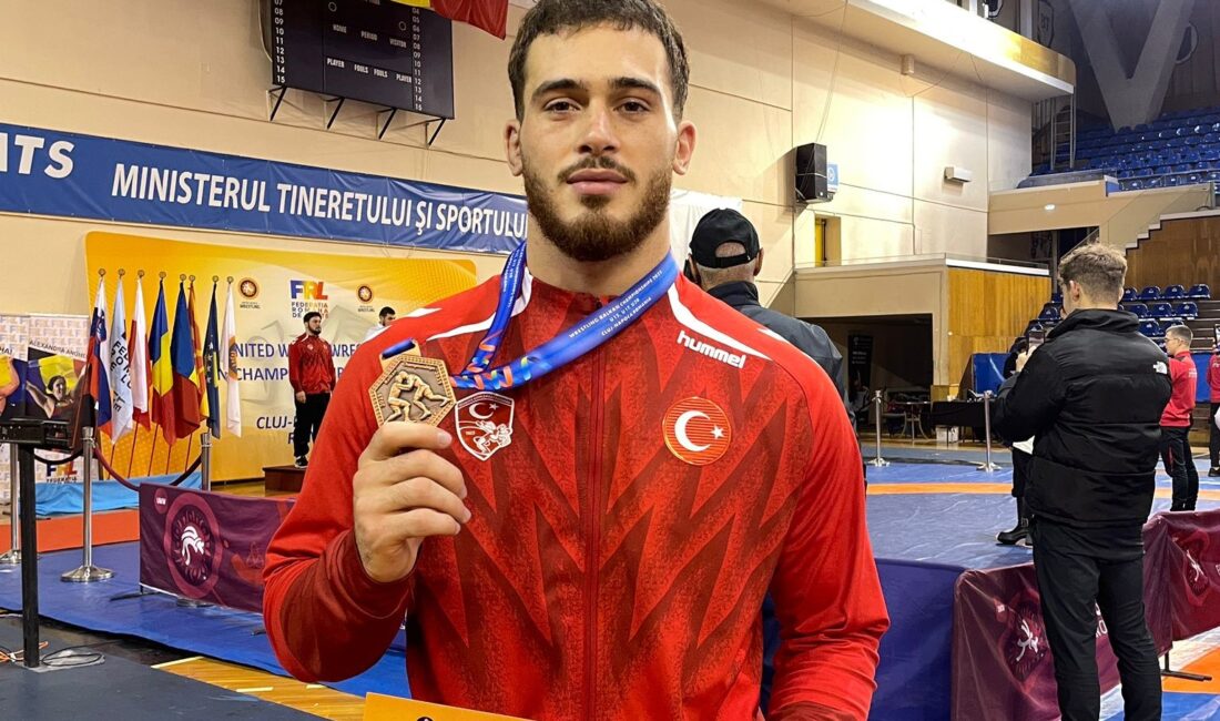 Belediyesporlu güreşçi Balkan şampiyonu oldu