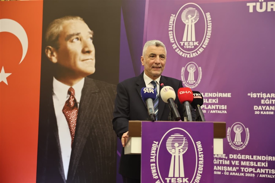 Ticaret Bakanı Ömer Bolat, Antalya’daki TESKOMB Başkanlar Buluşması’nda Konuştu