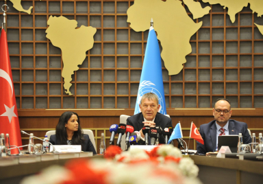 UNRWA Genel Komiseri Lazzarini, Başkanlığımız tarafından düzenlenen basın toplantısına katıldı