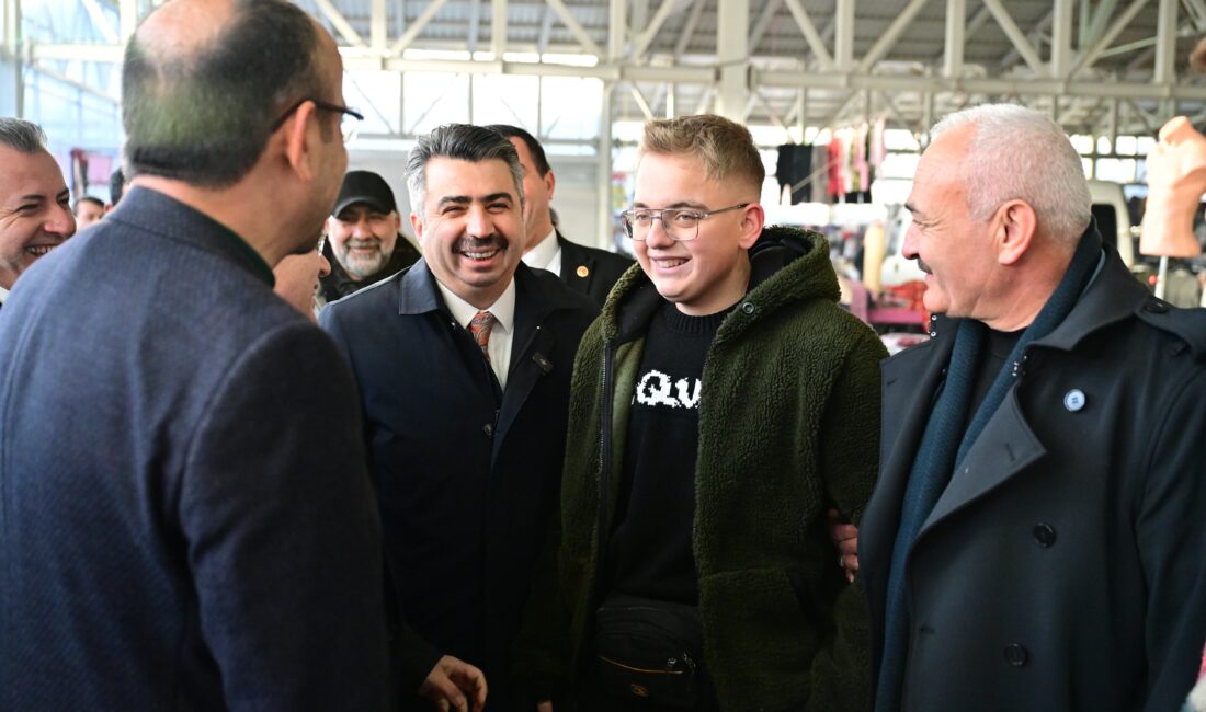 BAŞKAN YILMAZ MİLLET MAHALLESİ PAZAR ESNAFI İLE BULUŞTU