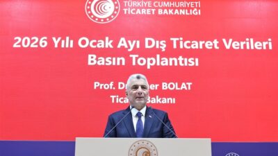 Ticaret Bakanı Ömer Bolat, Ocak Ayı Dış Ticaret Verilerini Açıkladı