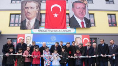 BAKAN TEKİN, MAKBULE KÜÇÜKÇALIK İLKOKULU AÇILIŞ TÖRENİ’NE KATILDI