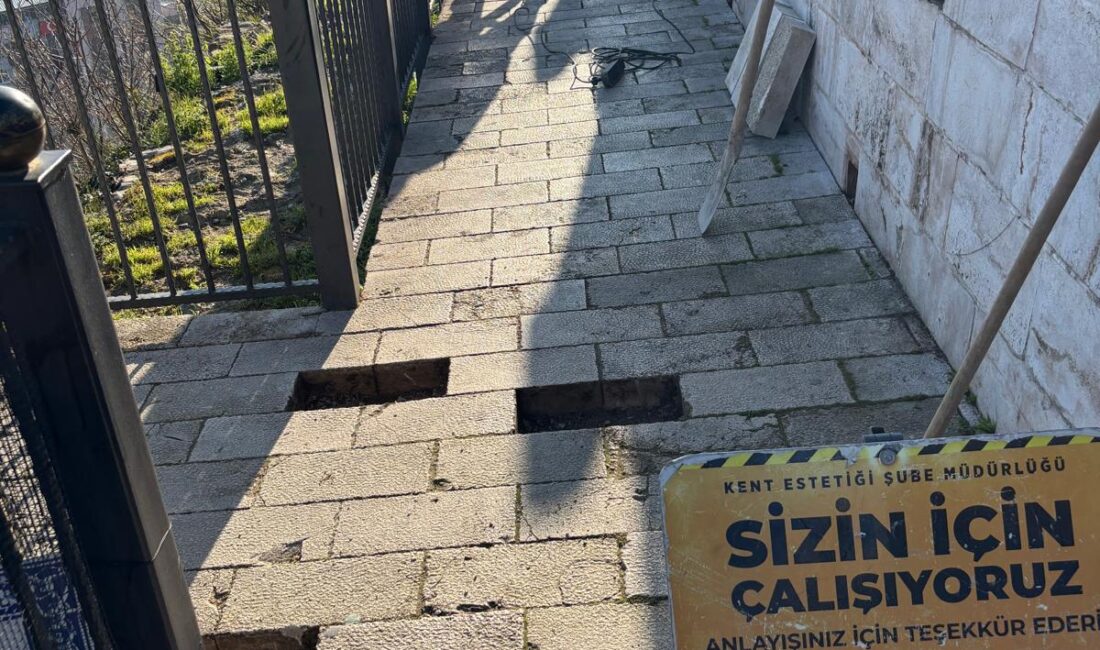 Tarihi Tophane Meydanı yenilendi