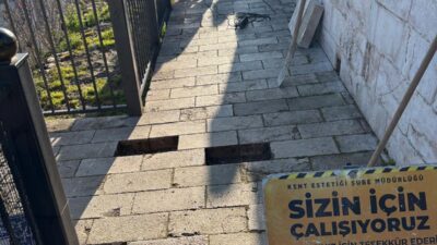 Tarihi Tophane Meydanı yenilendi