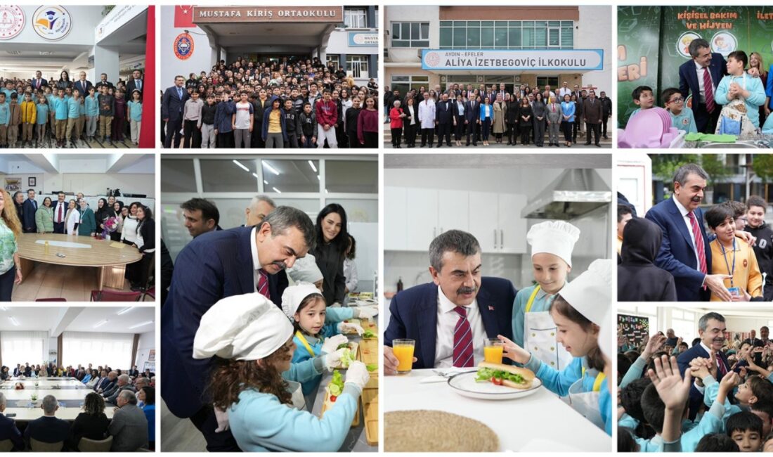 Bakan Tekin Aydın’da Öğrenci Ve Öğretmenlerle Buluştu