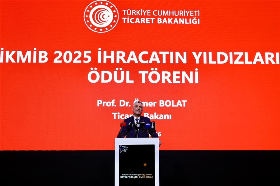 Ticaret Bakanı Ömer Bolat, İKMİB İhracatın Yıldızları Ödül Töreni’nde Konuştu