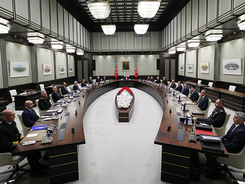 Millî Güvenlik Kurulu, Cumhurbaşkanı Erdoğan başkanlığında toplandı