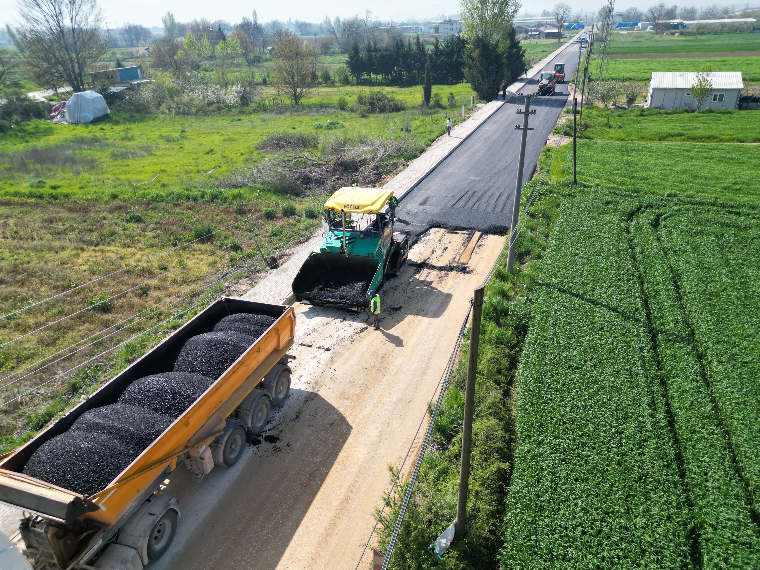 İnegöl Kulaca Yolu Modern Görünüme Kavuşuyor