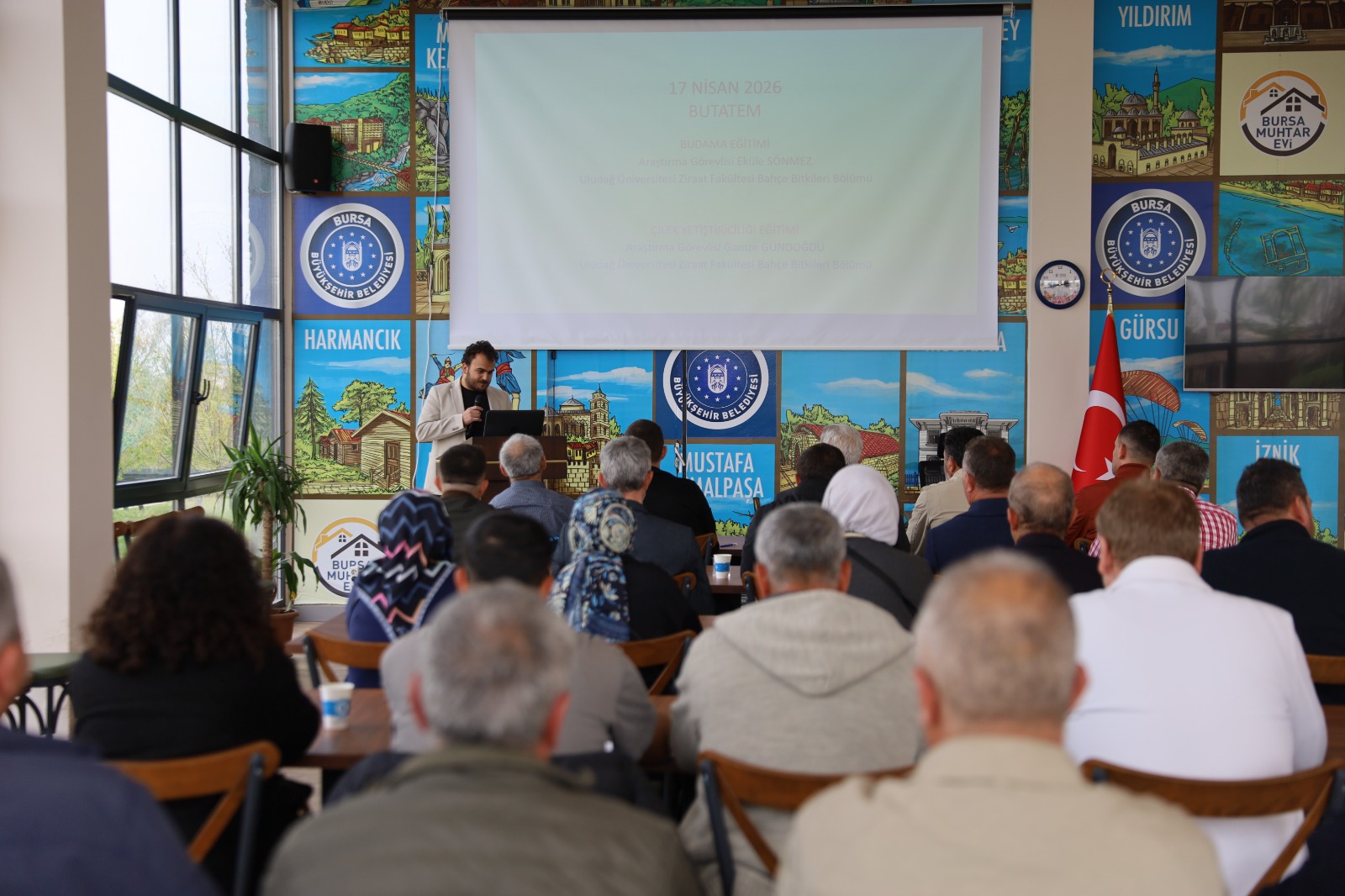 Bursa’da çiftçilere eğitim desteği