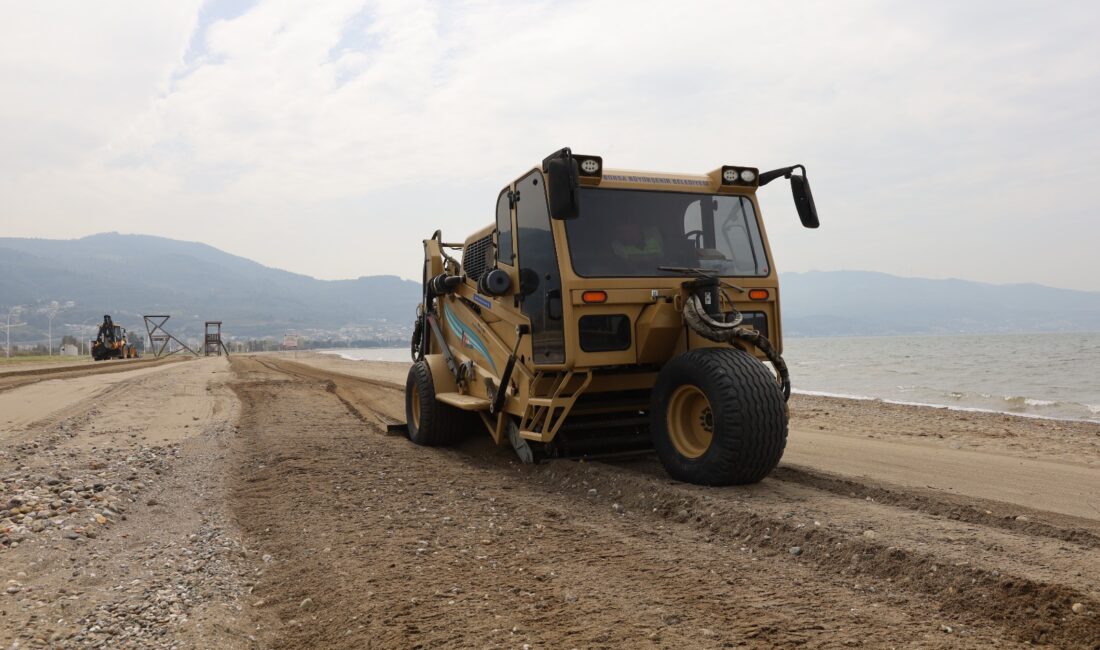 Plajlar yaza hazır hale getiriliyor
