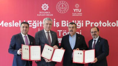Bakan Tekin Mesleki Eğitim İş Birliği Protokolü İmza Törenine Katıldı