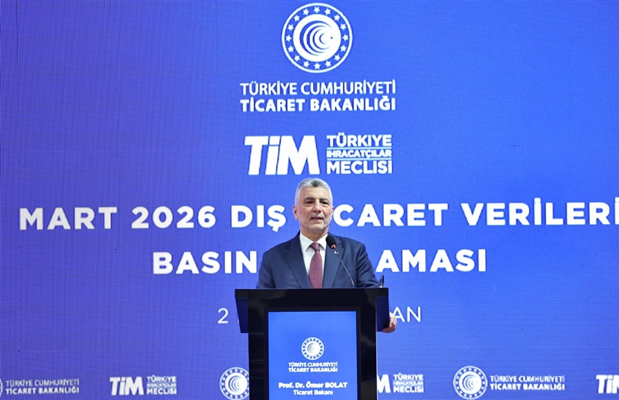Ticaret Bakanı Ömer Bolat, Mart Ayı Dış Ticaret Verilerini Açıkladı
