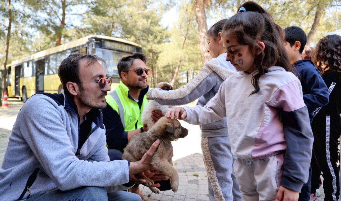 Bursa’da Çocuklardan Hayvan Barınağına Ziyaret