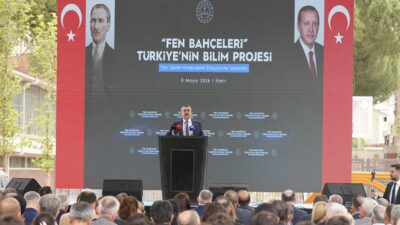 Bakan Tekin Fen Bahçeleri Türkiye’nin Bilim Projesi Tanıtım Programında Konuştu