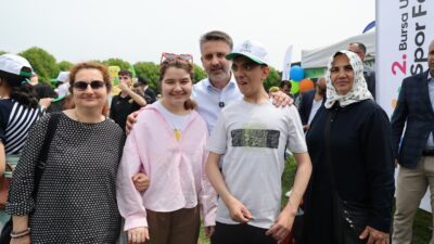 Spor Festivali’nde özel çocukların mutlu günü
