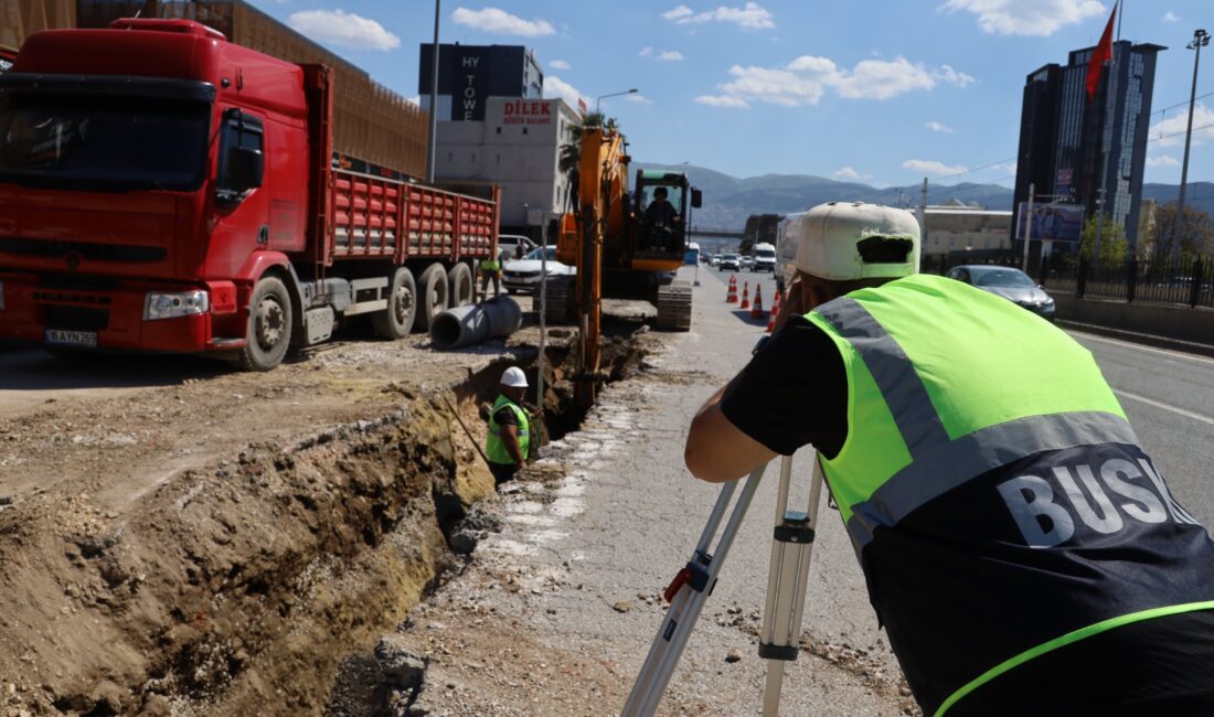 Büyükşehir Osmangazi’de altyapıyı güçlendiriyor