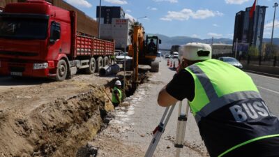 Büyükşehir Osmangazi’de altyapıyı güçlendiriyor