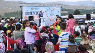 Malatya’da konteyner kentte yıl sonu şenliği