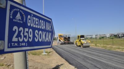 Antalya Güzeloba’ya sıfır asfalt